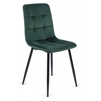 Krzesło do Jadalni Welurowe PERU Zielone