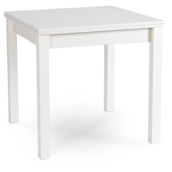 Stół Kwadratowy Rozkładany MAX 80-160 cm Biały Nowoczesny