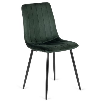 Krzesło do Jadalni Welurowe IBIS Zielone Welurowe