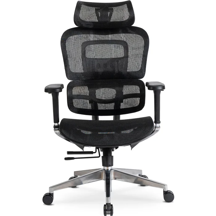 Fotel Biurowy Ergonomiczny Obrotowy NINO Czarny Nowoczesny